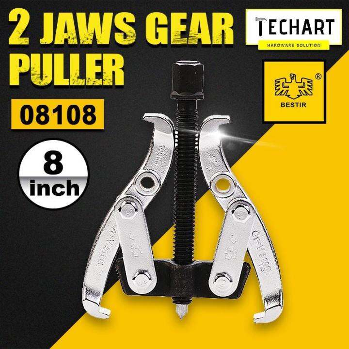 BESTIR 8" 2 Jaws Gear Puller Claw Pulley Flywheel Bearing 200mm 08108