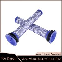 ตัวกรองโพสต์ Hepa สำหรับ V6 Dyson V8 DC58 DC59 DC61ชิ้นส่วนอะไหล่ทดแทนเครื่องดูดฝุ่นไร้สายแท้สำหรับสัตว์ DC62