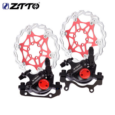 ZTTO MTB จักรยานถนนสายดึงไฮดรอลิดิสก์เบรกคาลิปเปอร์ด้านหน้าด้านหลังภูเขาจักรยานน้ำมันดิสก์เบรก E-BIKE เบรกโรเตอร์160มิลลิเมตร