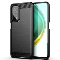 ซิลิโคนผิวแมตต์ระดับไฮเอนด์หรูหราเคสสำหรับ Xiaomi 10T Mi 10T Pro Mi10t 5G เคสคาร์บอนไฟเบอร์สุดหรูสำหรับ K30S Xaomi Redmi