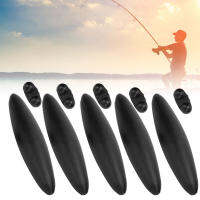 5Pcs Float Classic Bobber แบบพกพา EVA Catfish Floats and Bell Fishing Accessories High Strength Black