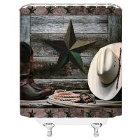 Creative Shower Curtain Printed Cowboy Waterproof Bathroom Shower Curtain Home Decor Polyester Bath Shower Curtain Cortina Ducha