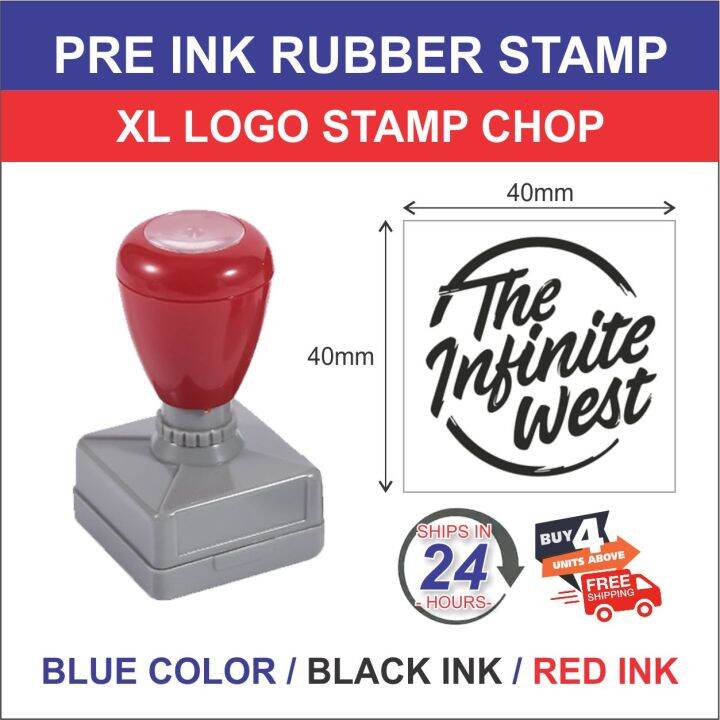 Rubber Stamp / Pre Ink Rubber Stamp / Self Ink Rubber Stamp / XXL Logo