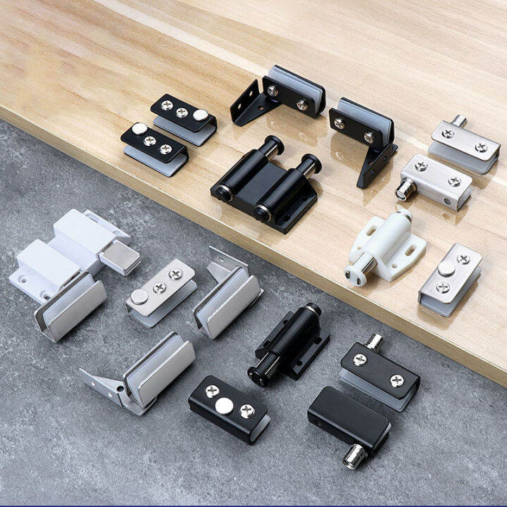 Stainless steel glass hinge upper and lower clamping hinge single door