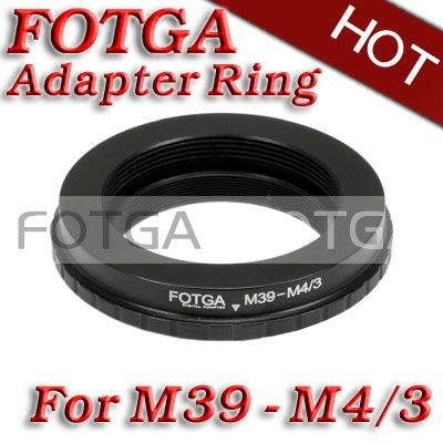 free shipping!Wholesale FOTGA Lens Adapter Ring For Leica L39 M39 Lens to Micro 4/3 M4/3 Adapter for E-P1 G1 GF1