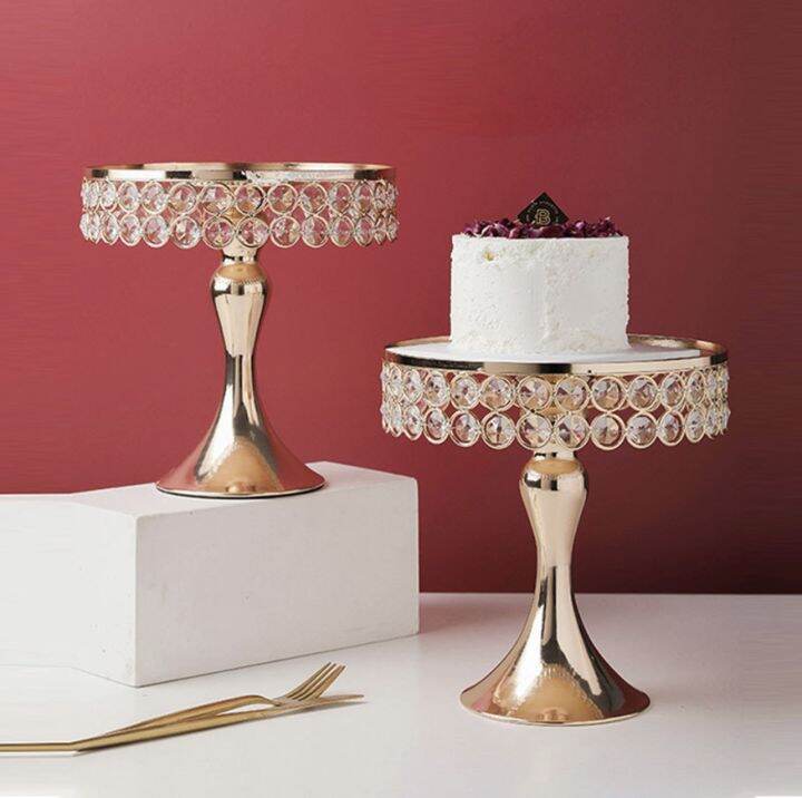 Yo-Fun European-style cake stand Cake Stand with Pearl Bead or ...