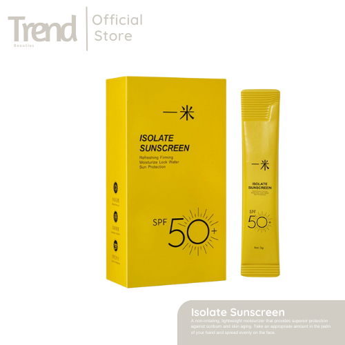 Isolate Sunscreen Spf 50 Suncream Face Body Sunblock Cream Uv Protection Whitening Outdoor 3559