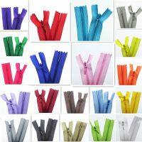 50 Pcs  3# 30-50 Cm (12-20 Inches)  silk   Zipper  Suitable For Clothes And Skirts Door Hardware Locks Fabric Material