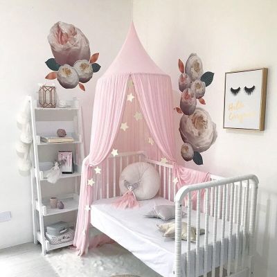 Mosquito Net Hanging Tent Baby Bed Crib Canopy Tulle Curtains for Bedroom Play House Tent for Children Kids Room