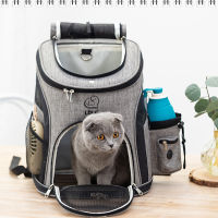 Portablecat backpack carriers cat carrier backpack breathable transparent large space Outdoor Cat Mesh Carrier Travel bag