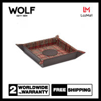 กล่องหมุน กล่องนาฬิกา WOLF1834 รุ่น WM Brown Snap Coin / Valet Tray