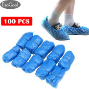Esogoal 100 Chiếc Bọc Giày Bằng Nhựa Ủng Chống Nước Bọc Giày Bằng Chứng