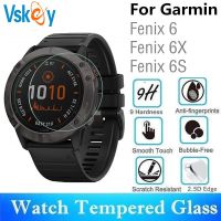 【✴COD✴】 waonmz Vskey 20ชิ้นกระจกนิรภัยสำหรับ Garmin Fenix 6นาฬิการสมาร์ทวอชทรงกลมปกป้องหน้าจอ Garmin Fenix 6S 6x ฟิล์มป้องกัน