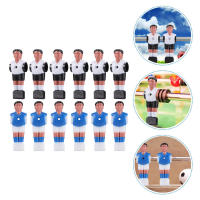 BLENASHOP 12 ชิ้นน่ารัก Foosball เกมตุ๊กตา Playthings จำลองฟุตบอลนักกีฬา