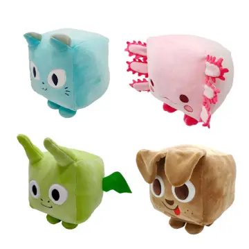 Floppa Plush Toy Cute Cartoon Cat Plushie Cube Square Stuffed Dolls For  Children And Friend Birthday Gift