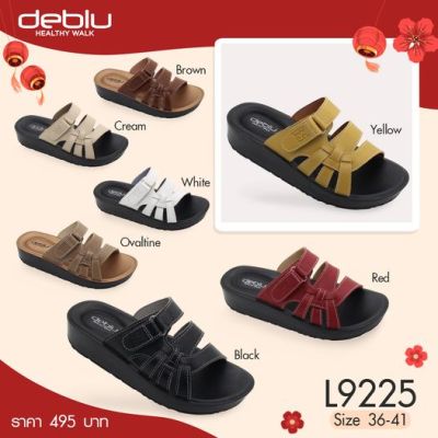 NFshoes ถูกสุด! รองเท้าแตะ เพื่อสุขภาพ หญิง แบบสวม Deblu เดอบลู รุ่น L9225 นุ่มนิ่ม ของแท้ 100% cv