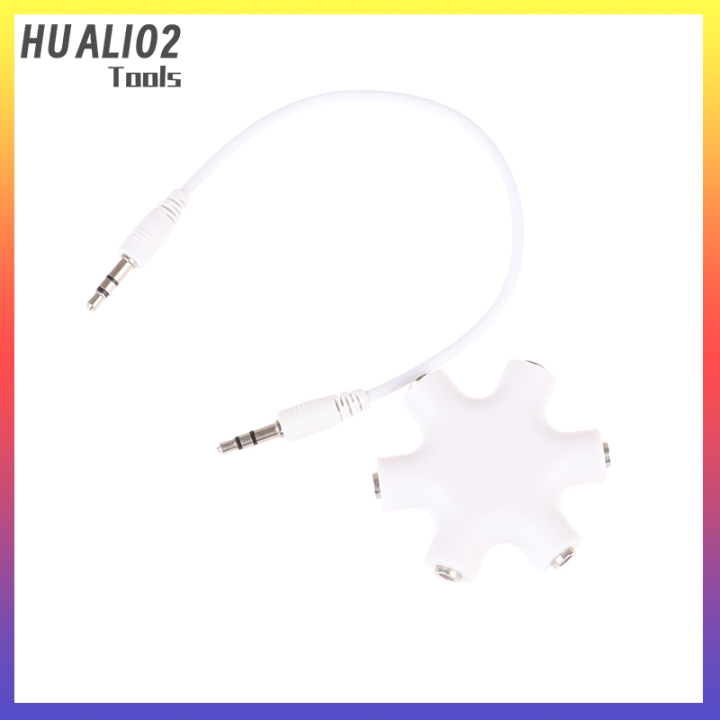 huali02-6-3-5mm-way-multi-port-hub-aux-headphone-jack-splitter-audio-cable-converter