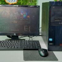 HP set พร้อมจอ 19นิ้วเล่นเกมออนไลน์ สวยพร้อมใช้งาน