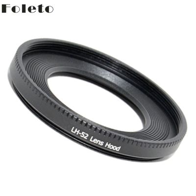 Foleto กล้อง LH-52บังแดด ES-52ฮู้ดโลหะสำหรับ EF-S แคนนอนขนาด24มม. ความ F2.8ของ Canon EF Canon 40มม. EF/2.8 STM