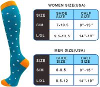 Medias De Compresion Compression Socks Women Men 3 Pairs Knee High Sports Cycling Sock Compression Medias Compresivas