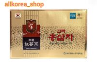 ชาโสมเกาหลี (แบบชง) KOREA RED GINSENG TEA (พร้อมส่ง/ของแท้) 1กล่องบรรจุ 100ซอง