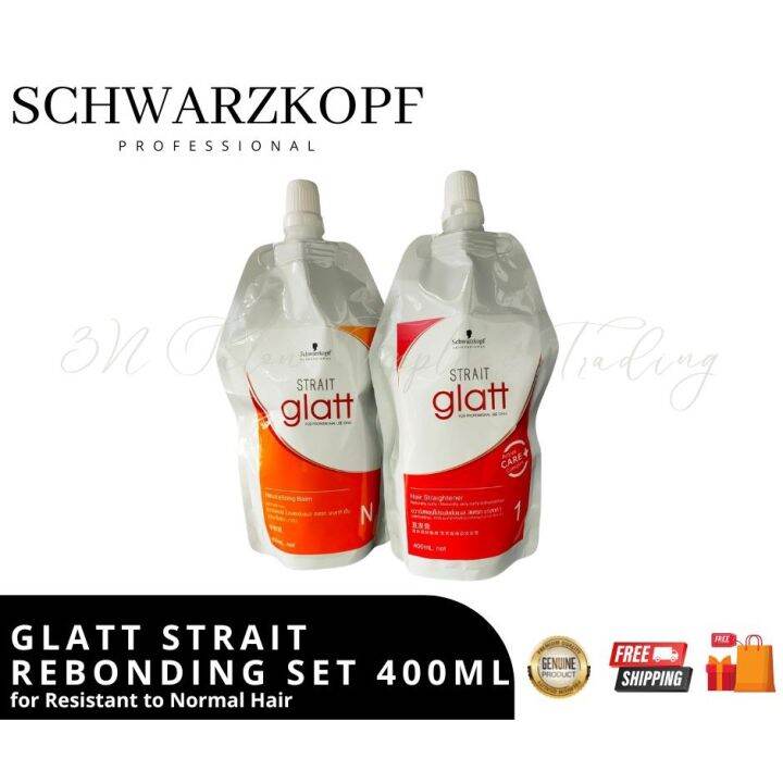 GLATT STRAIGHT Rebonding Set 400ml Lazada PH