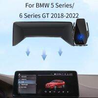 ที่วางโทรศัพท์ในรถสำหรับ BMW 5ชุด6GT 540I 530I 525I F10 F11 F18 G31 G30 G32 G38ที่เป็นที่จับโทรศัพท์มือถือชาร์จไร้สายหน้าจอ