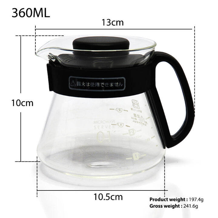 โถแก้วดริป-v60-เข้าไมโครเวฟได้-360-มล