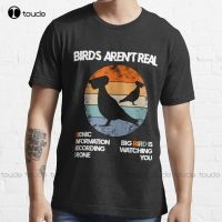 Retro Birds ArenT Real | Big Bird Is Watching You | Bird Meaning Trending T Shirt Funny Art Streetwear Cartoon Tee New XS-6XL