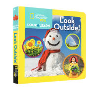 National Geographic look and learn look outside! Childrens Enlightenment series cardboard book childrens Encyclopedia