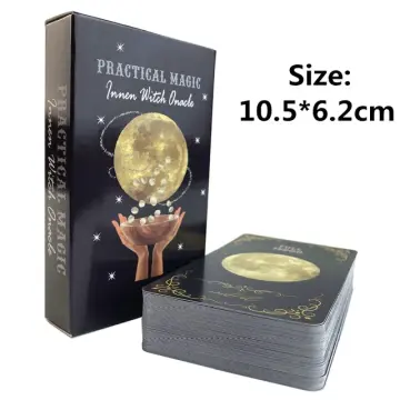 Cute Tarot Cards Deck of Magic Witch Divination Fate Table Game Online  English Version 78 Card Family Party Board Games Card