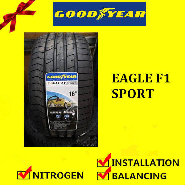 Goodyear Eagle F1 Sport (With Installation)tyre tayar tire 205/45R16