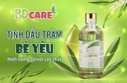 Tinh dầu tràm bé yêu. đặt_trị_ho_đêm,ho kéo dài dùng tinh tràm để xông hơi