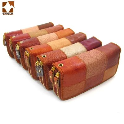 ZZOOI Womens Purse genuine Leather Wallet for Women Boho Purses Coins and Cards Ladies Wallets Long Clutch Bag Women Wristlet Wallets