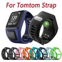 （Bar watchband）สายรัดซิลิโคนอ่อนนุ่มสำหรับ TomTom2 33 GPSWatch TomTom 2 3 Series Smartwatch Wristband