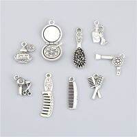 จี้เครื่องประดับเงินโบราณ มีหลายแบบ 1 ชิ้น สำหรับทำเครื่องประดับ