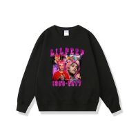 Rapper Lil Peep Print Graphic Sweatshirt Men Hip Hop Rock Sportswear Male Casual Loose Sweatshirts Mens Vintage Pullover Size XS-4XL