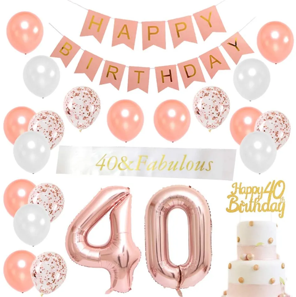 Oliver Rose Designs on Instagram: “🎊 40 years cake topper in Ruby Red  glitter and matching banner from this weeke… | 40th anniversary cakes,  Anniversary cake, Cake