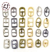 New 30pcs Silver Gun-black Gold Small Square Oval Alloy Metal Shoes Bags Belt Pin Buckles DIY Accessory Sewing