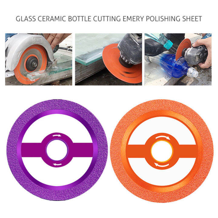 Glass Ceramic Bottle Cutting And Grinding Blade Chamfering UltraThin Diamond Angle Grinder Saw
