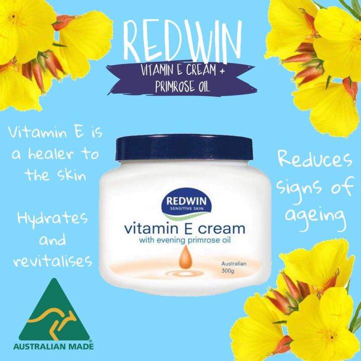 Redwin Vitamin E cream face and body 300g Authentic Product of