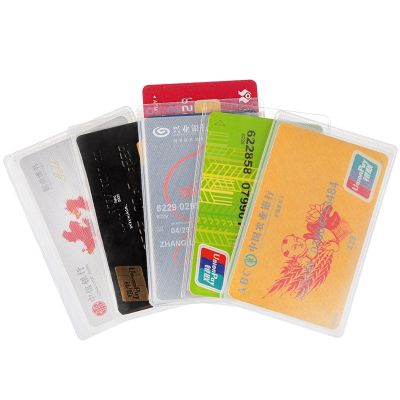 ส่งจากไทย 🇹🇭 ซองใส่บัตร แนวนอน เคสใส่บัตร ซองใส่การ์ด PVC ที่ใส่บัตร กันน้ำโปร่งใส ซองใส่คีย์การ์ด PVC Plastic Card Cover 9.9