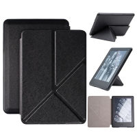 Hammshop Slim Leather Case Smart CoverสำหรับAmazon Kindle Paperwhite 4 2018 การนอนหลับ/ตื่น