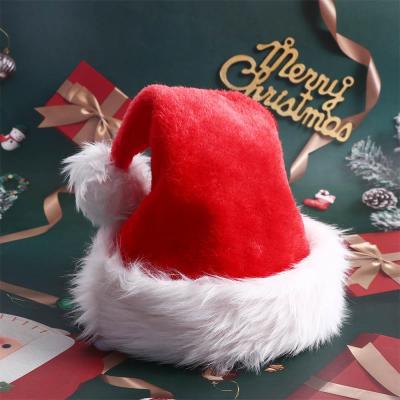 CHUI746 น่ารักน่ารักๆ ใหญ่มากๆ กับหนวด เสื้อผ้าแนวสตรีท ทรงกะลา สำหรับผู้หญิงผู้ชาย หมวกตุ๊กตาการ์ตูน หมวกฤดูหนาวเกาหลี ซานตาคลอส หมวกคริสมาสต์