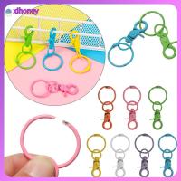 XIHONEY ฮาร์ดแวร์ แหวนแยก DIY พวงกุญแจ ตะขอ สายรัดกระเป๋า กุ้งก้ามกราม ปลอกคอ Carabiner Snap