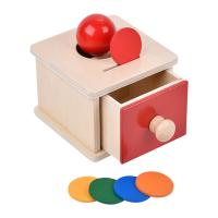 Montessori Educational Aids Parent-Child ChildrenS Educational Toys Montessori ChildrenS Fun Drawer House for 3-7 Year Old