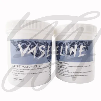 วาเซลีน ใช้งานสัก เพียว ปิโตรเลี่ยม เจลลี่ ขนาด 500G Tattoo Vaseline Pure Petroleum Jelly 500g
