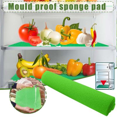 Refrigerator Mildewproof Sponge Mat Filter Cotton Mat Washable Can Be Cut Refrigerator Pads Fridge Mats Drawer Table Placemats