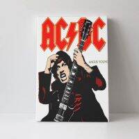 16 * 24in(40*60Cm) Ac/dc ผ้าใบวาดภาพไร้กรอบของตกแต่งผนังบ้านของขวัญโปสเตอร์ศิลปะสำหรับห้องนอนชายและหญิง