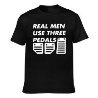 High Quality Popular Real Men Use 3 Pedals Creative Wholesale Mens T-Shirt Gift